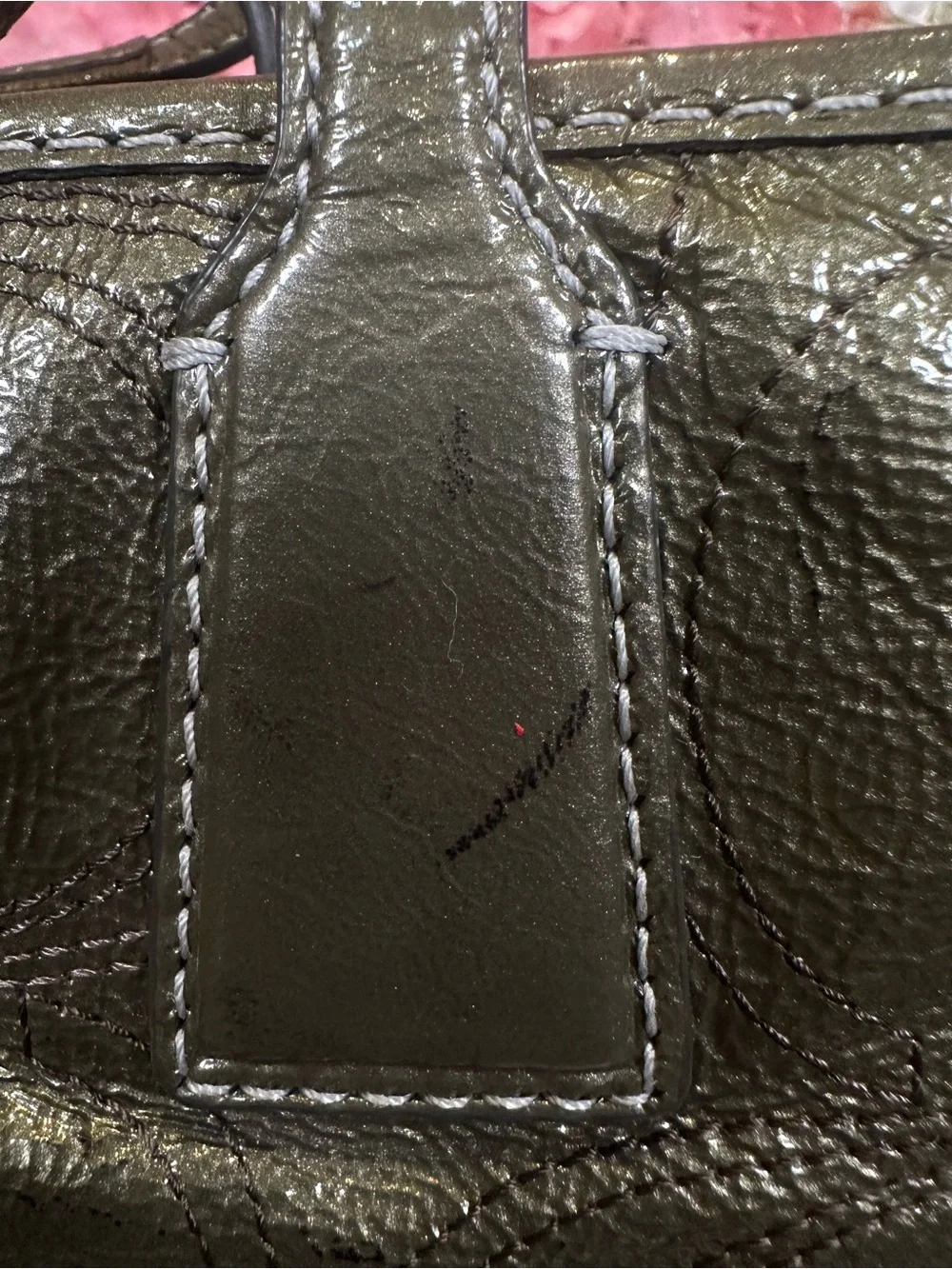 Coach Signature Stitch Kisslock Tote